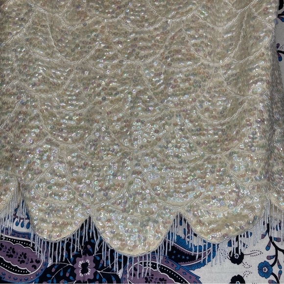 vintage wool sequin flapper tank - Picture 6 of 7